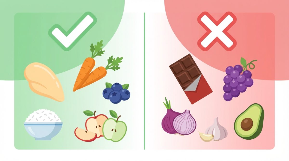 Alimente sigure vs. alimente toxice pentru câini